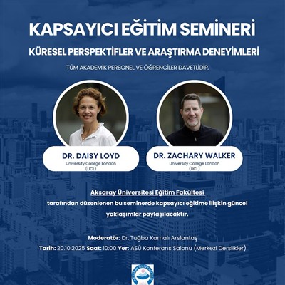 Kapsayıcı Eğitim Semineri Küresel Perspektifler ve Araştırma Deneyimleri